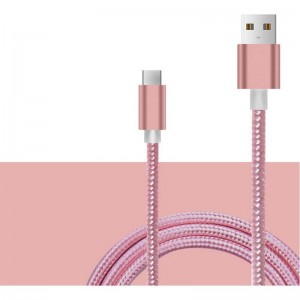 Type C naar USB Nylon briaded kabel